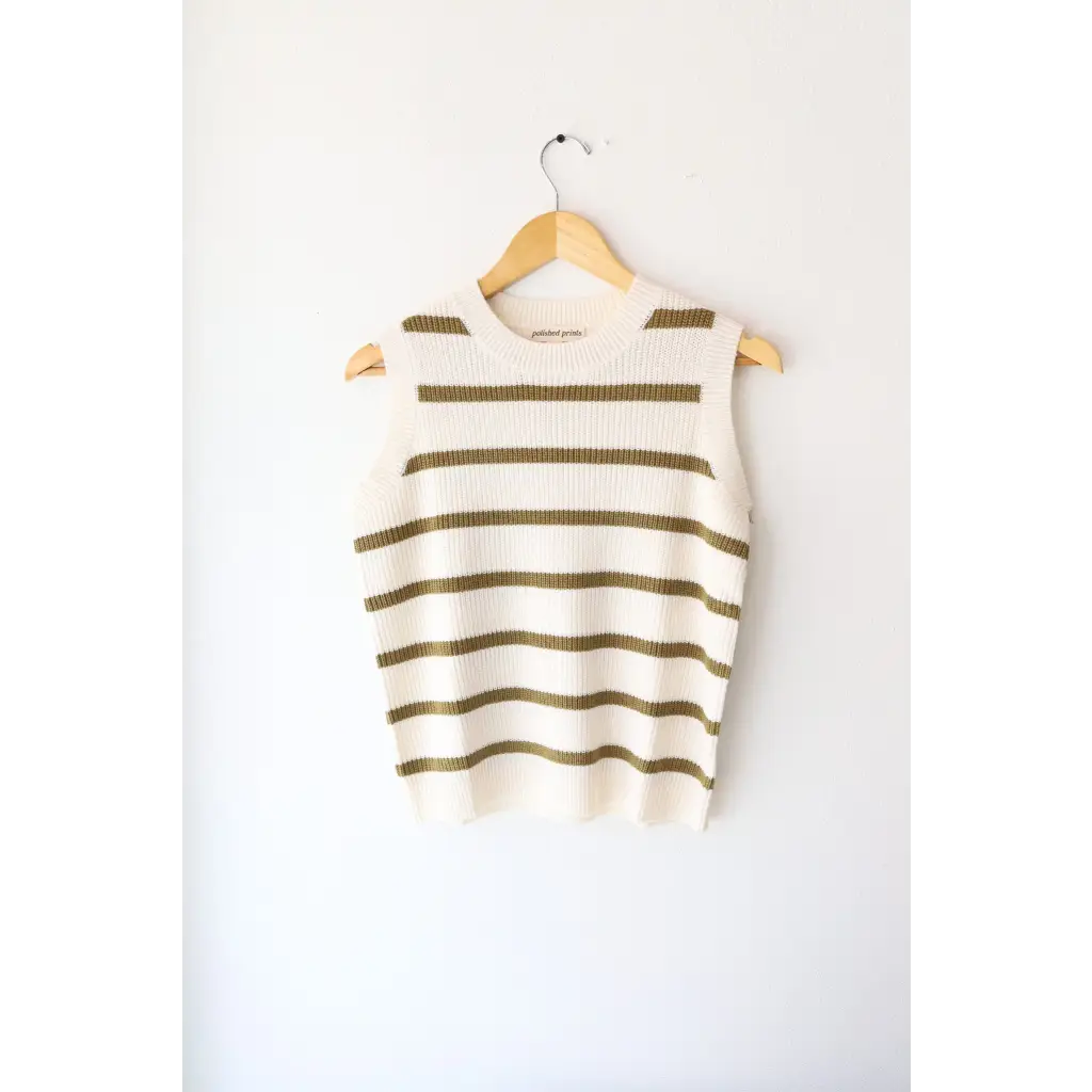 Colleen Striped Sweater Vest